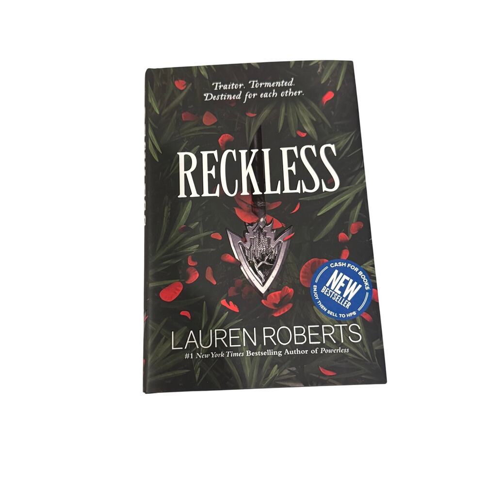 Reckless by Lauren Roberts Hardcover Book | Powerless Series YA Fantasy Romance